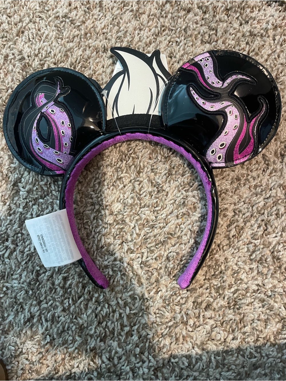 Villain Tentacle Ear Headband - Black & Purple